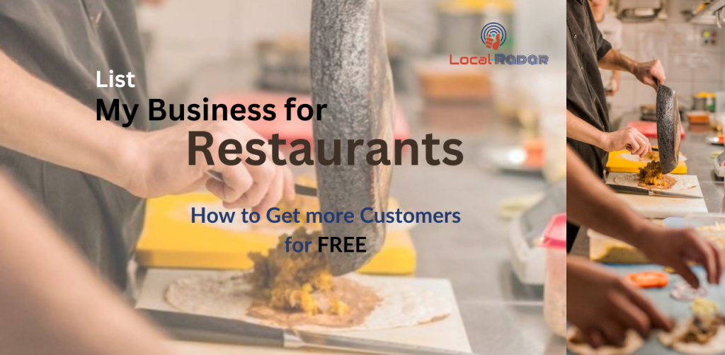 List My Business for Restaurants: How to Get more Customers for Free