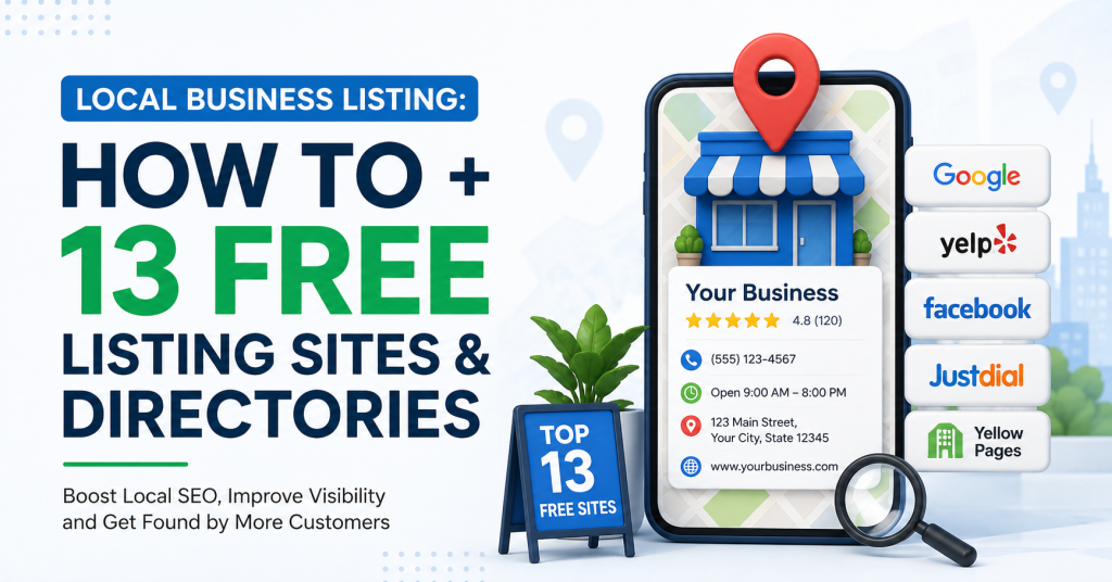 Local Business Listing: How To + 13 Free Listing Sites & Directories