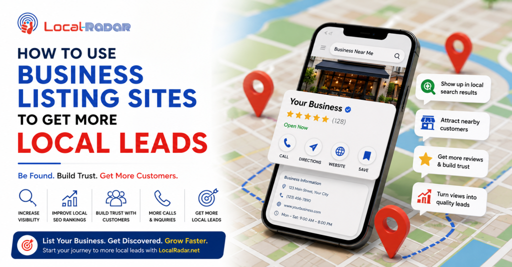 How to Use Business Listing Sites to Get More Local Leads