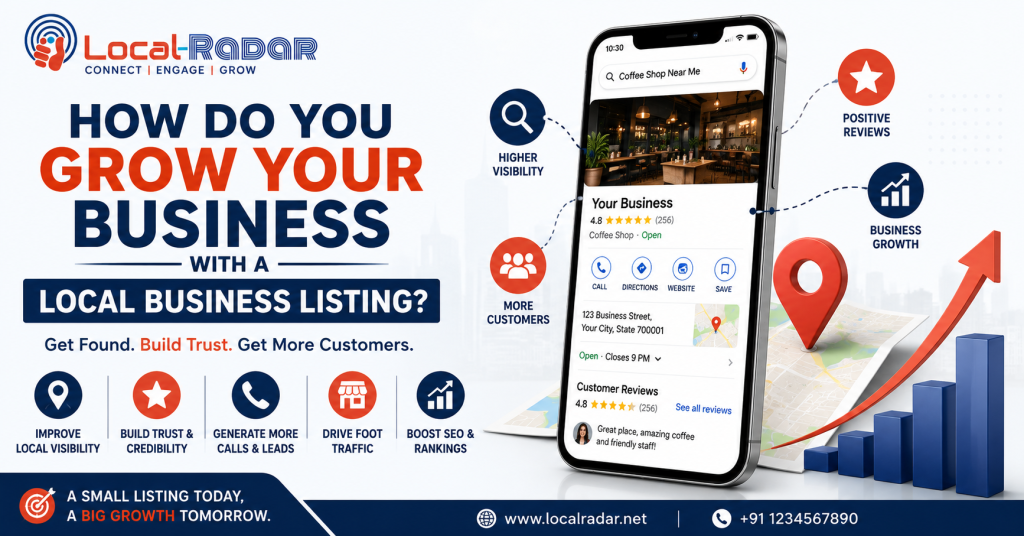 How do you grow your business with a local business listing