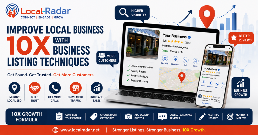 Improve Local Business 10x with Business Listing Techniques